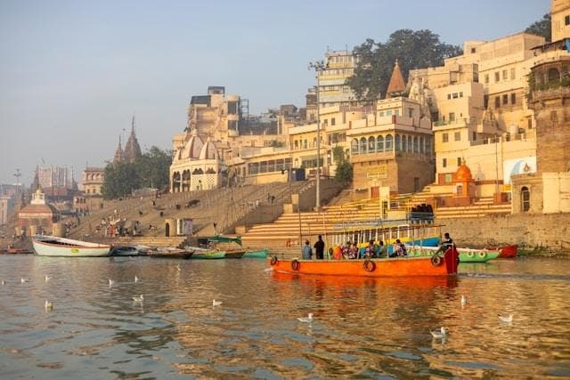 Varanasi 84 Ghats Cruise Ride on the holy river Ganga in Banaras